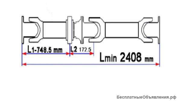 Вал карданный Mаз-5337