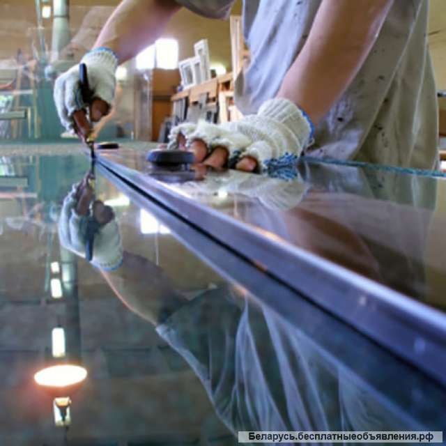 Резка и шлифовка кромки стекла и зеркал