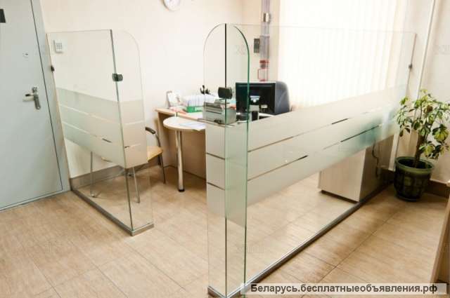 Изготовление перегородок. Стекло закаленное 8,10мм