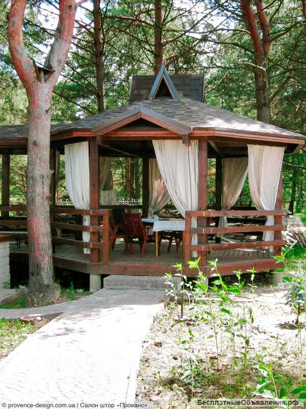 Шторы от солнца для беседки, веранды, террасы