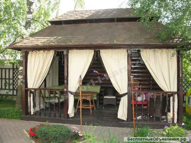 Шторы от солнца для беседки, веранды, террасы