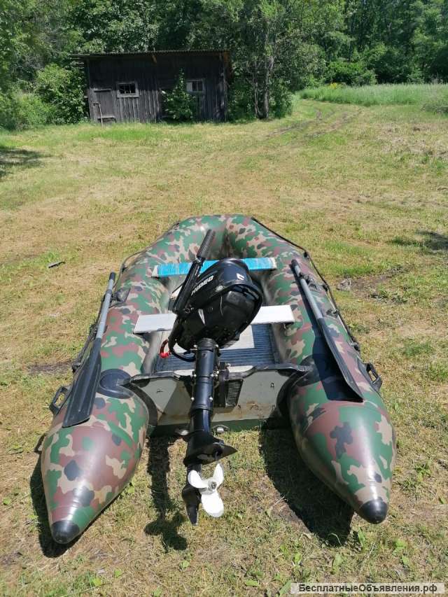 Лодка ПВХ с мотором