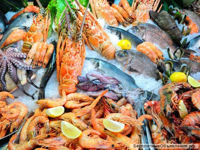 Рыба икра морепродукты