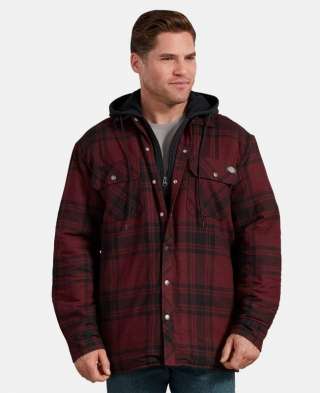Мужская свободная фланелевая куртка-рубашка Dickies