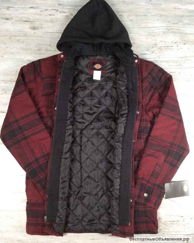 Мужская свободная фланелевая куртка-рубашка Dickies