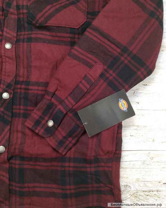 Мужская свободная фланелевая куртка-рубашка Dickies