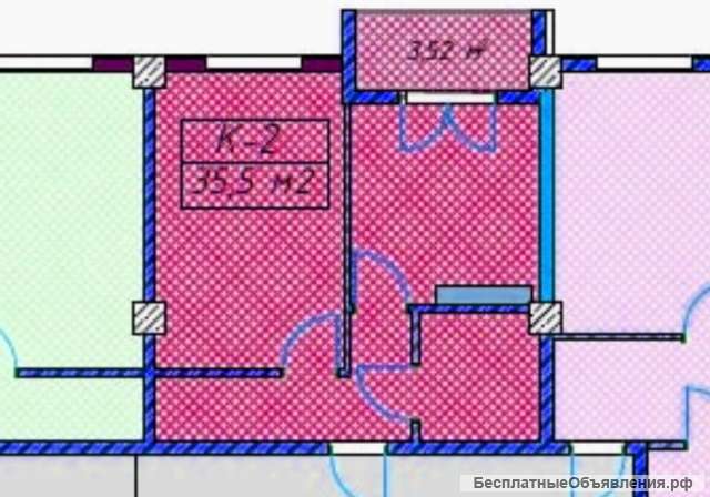 Евродвушки по цене 1-комнатной квартиры в ЖК Фестивальный