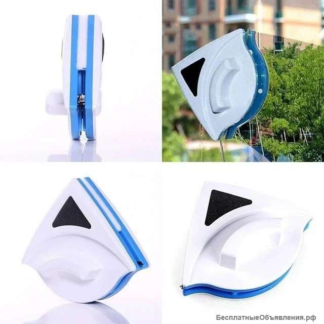 Магнитная щетка для мытья окон