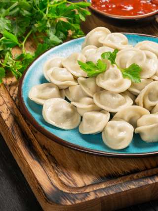 Вкуснейшие пельмени ручной лепки