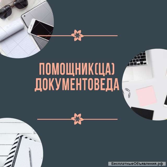 Помощник(ца) по работе с документами