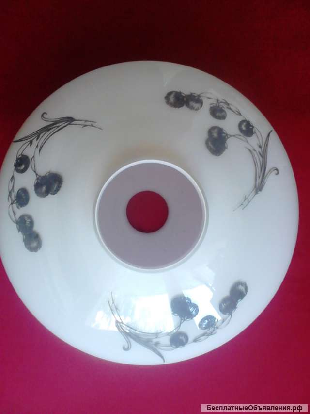 Плафон стеклянный для кухонной люстры