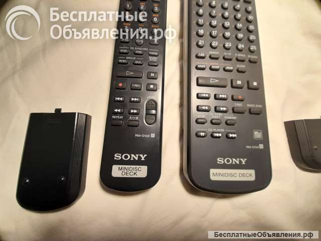 Пульты от минидисковых дек SONY