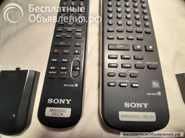 Пульты от минидисковых дек SONY