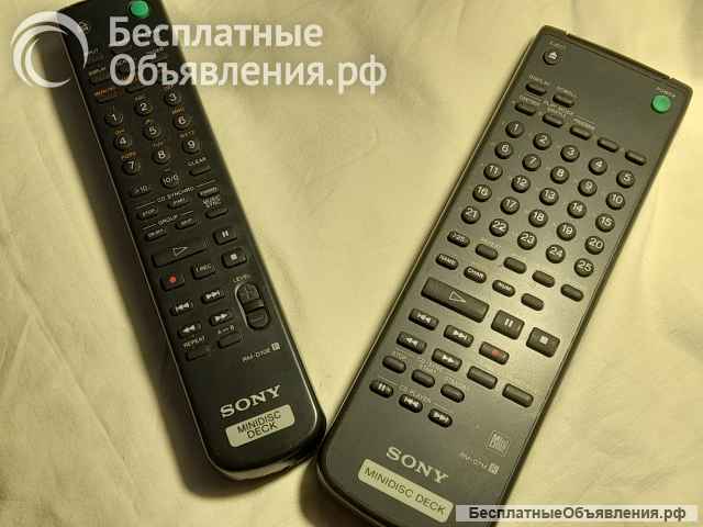 Пульты от минидисковых дек SONY