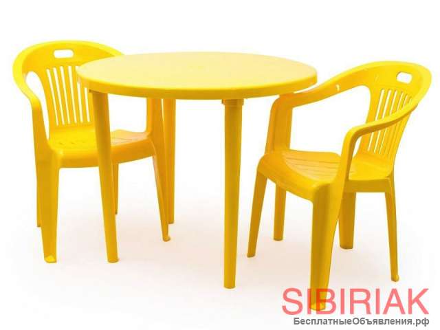 Пластиковую мебель летних кафе