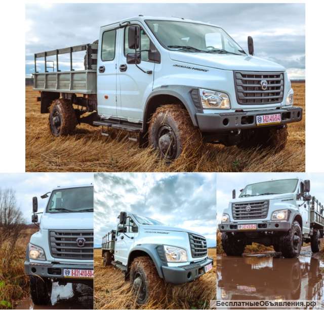 Двухрядная кабина ГАЗ Садко NEXT C42A43