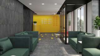 Нежилые помещения общей площадью 2 900 кв.м. расположены в Деловом Квартале" Сириус-Парк"