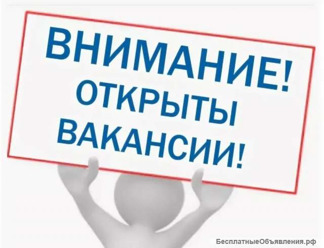 Открыты вакансии