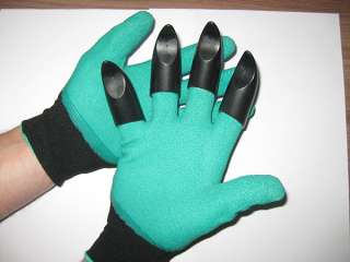 Перчатки нейлоновые с вспененным полиуретаном *Садовые с ногтями