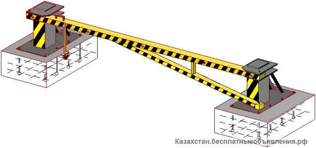 Шлагбаум противотаранный (горизонтально-поворотный, вертикально-поворотный в ассортименте)