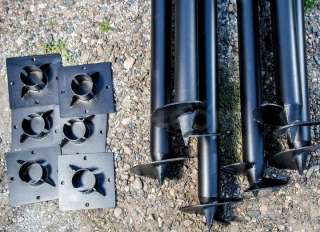 Монтаж винтовых свай