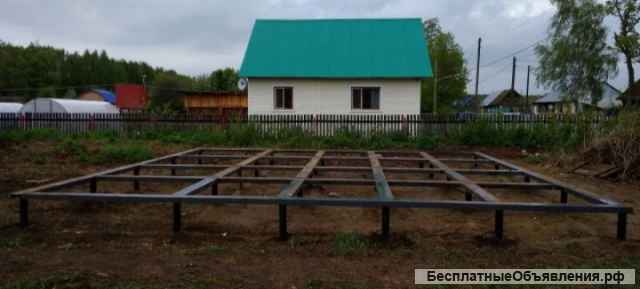 Монтаж винтовых свай