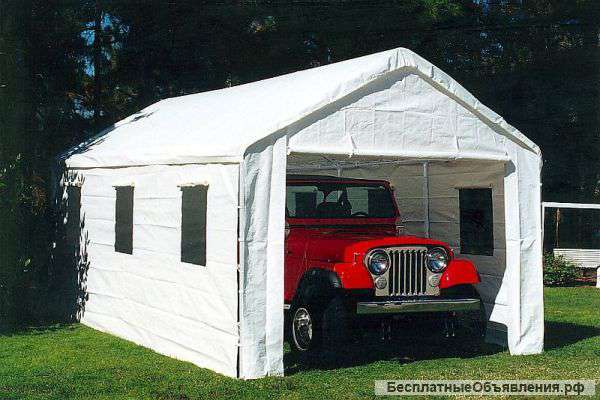 Тентовые гаражные навесы для стоянки автомобилей