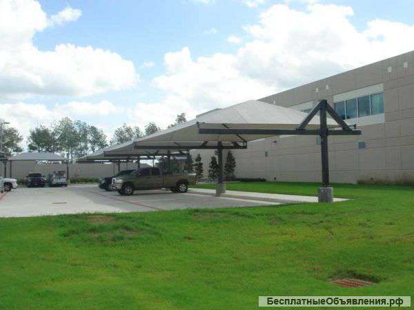 Тентовые гаражные навесы для стоянки автомобилей