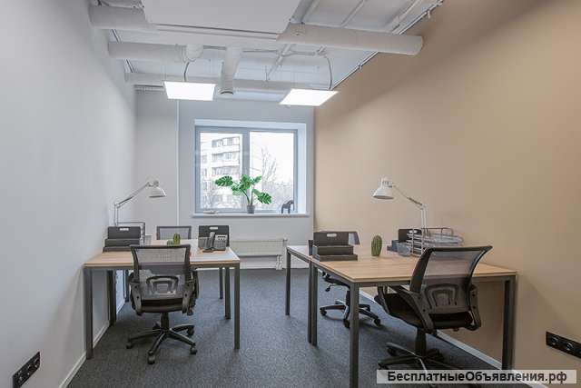 Сдается офис 423, 21,9 квм на 4 этаже 5 рабочих места