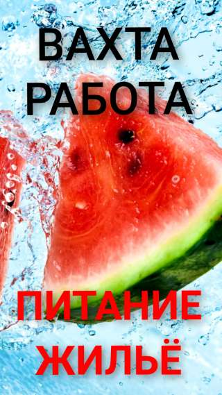 Универсал (приготовление блюд, заготовки) вахтой от 15 дней, с проживанием, питанием