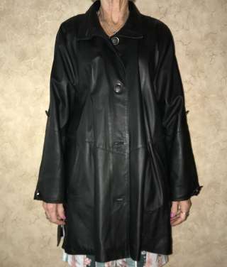 Кожаный плащ