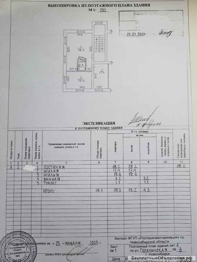 3-кв в самом центре Новосибирска