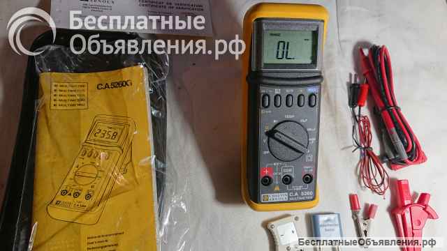 Мультиметр цифровой Chauvin Arnoux C.A 5260 Франция