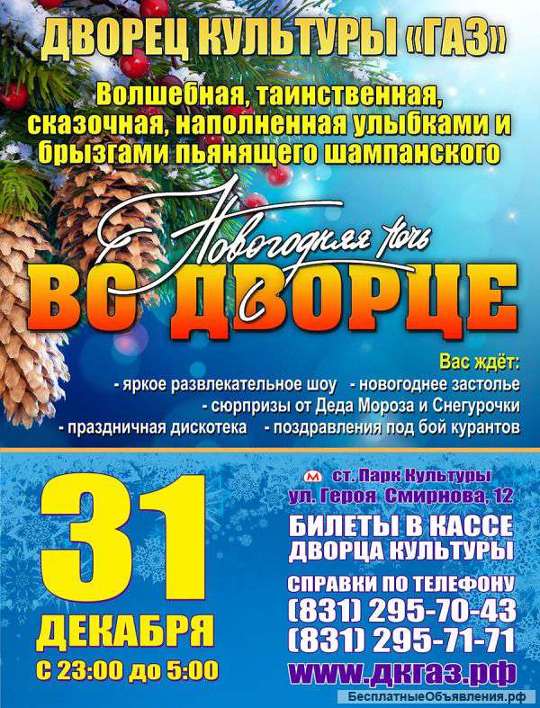 Новогодняя ночь во дворце