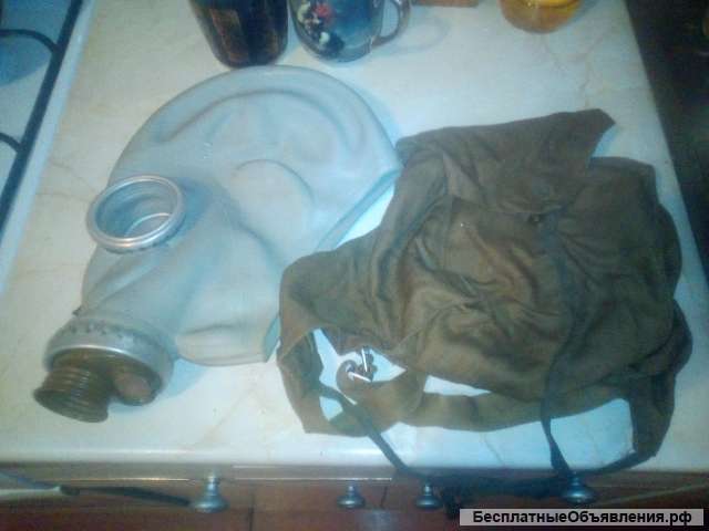 Противогаз новый, без бачка с сумкой или обмен на з/ч Дэо matiz