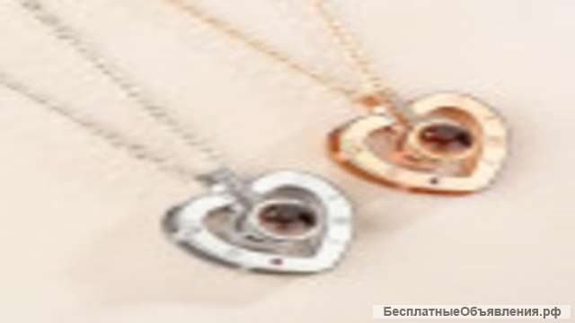 Кулон I love You на 100 языках