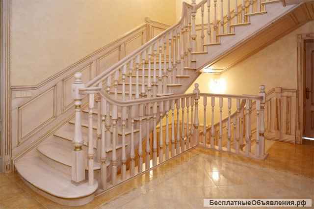 Производим деревянные лестницы из российских и экзотических пород дерева