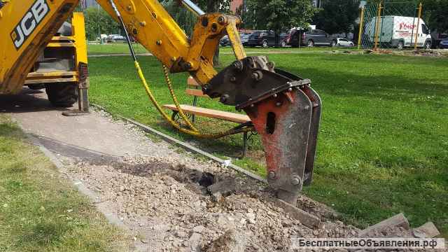 Услуги Экскаватора-погрузчика JСB 3 CX с гидромолотом