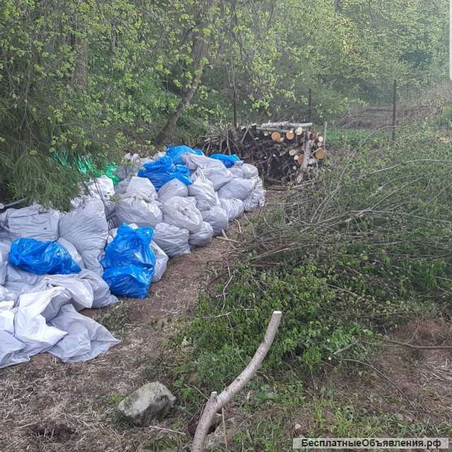 Уборка участков и демонтаж