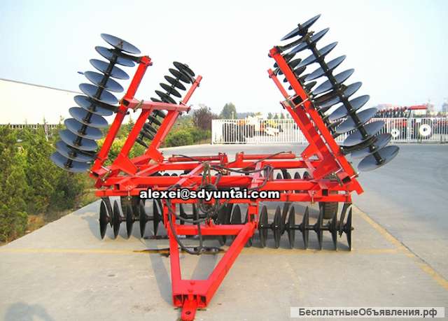 1BQD гидравлическая противоположная легкая дисковая борона со складывающимися крыльями