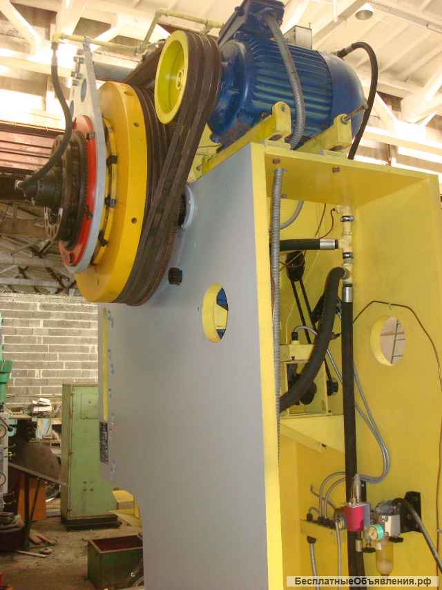 Пресса - КВ2132 (ус. - 160 т.) после реновации-модернизации.