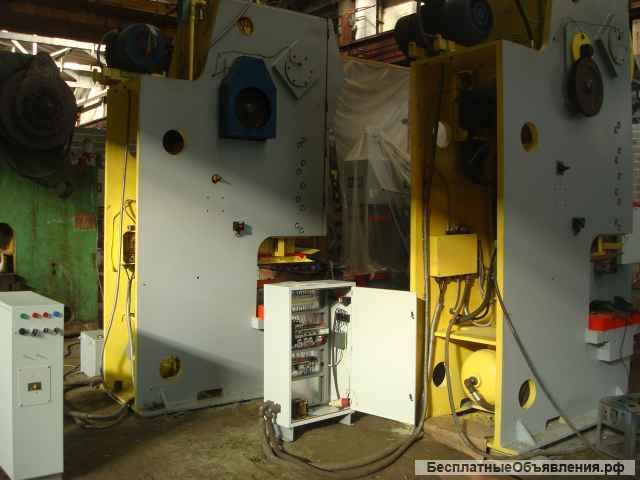 Пресса - КВ2132 (ус. - 160 т.) после реновации-модернизации.