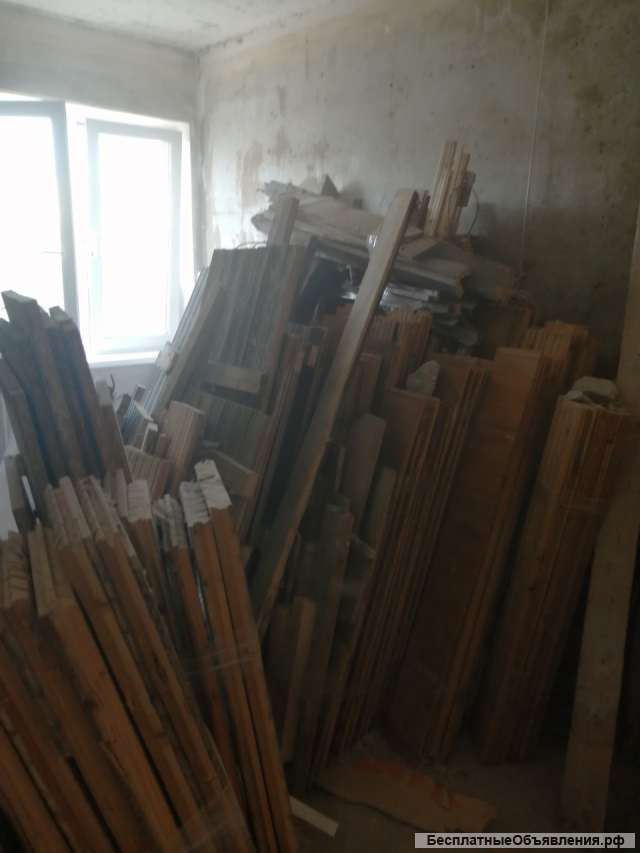 Демонтаж стен, перегородок, стяжки. Вывоз мусора.