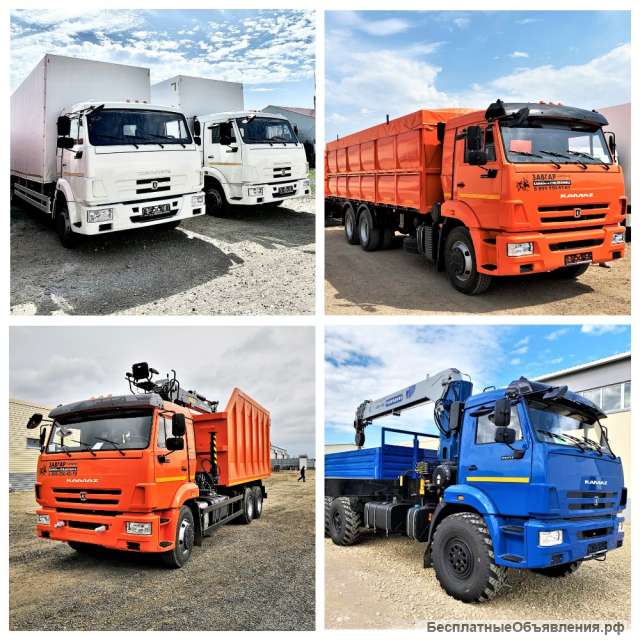Новые КАМАЗы с любыми доработками