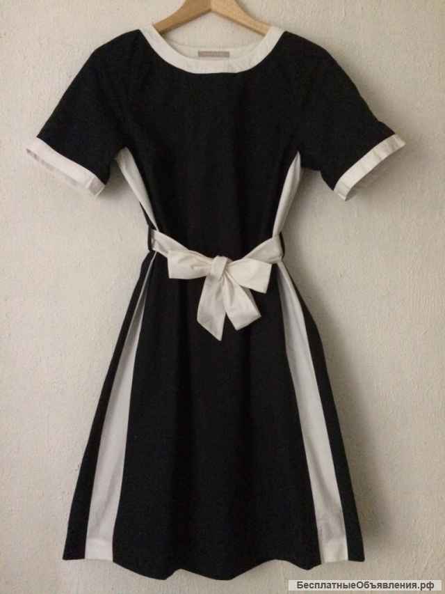 Платье STEFANEL новое из 100% люксового хлопка с поясом