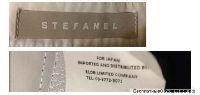 Платье STEFANEL новое из 100% люксового хлопка с поясом