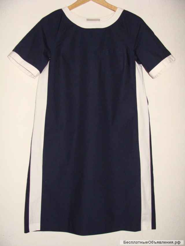 Платье STEFANEL новое из 100% люксового хлопка с поясом