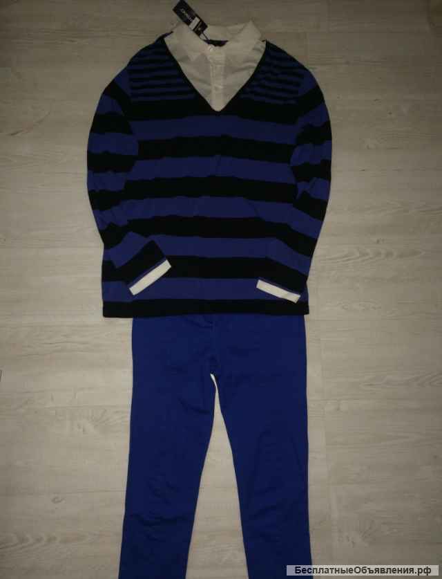 Джемпер Brenntano из люксового хлопка с биркой