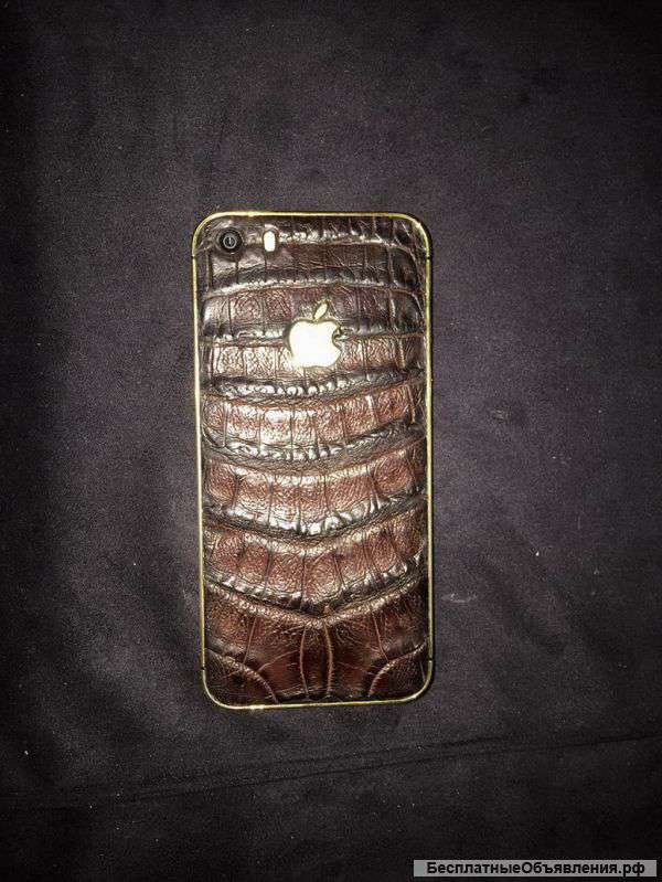 Iphone 5S 64Gb Black.кожа крокодила