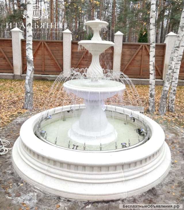 Бетонные чаши для фонтана от производителя в Краснодаре